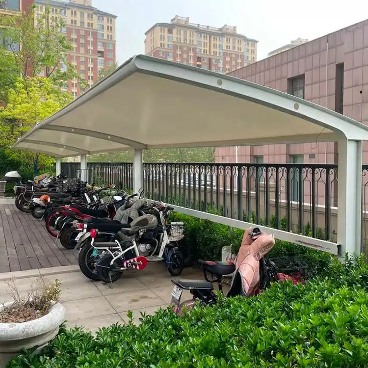 昌都膜结构电动车棚